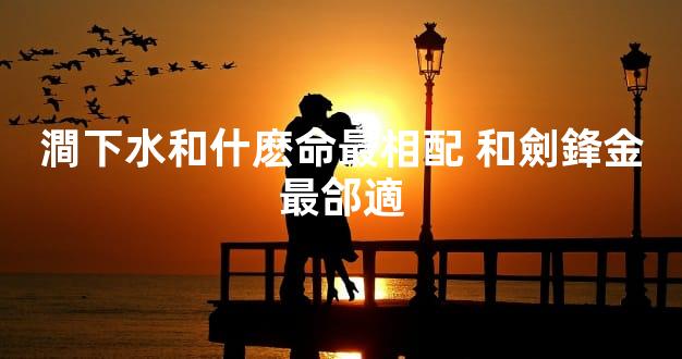 澗下水和什麽命最相配 和劍鋒金最郃適